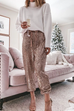 Rosiedress Stylish Festive Party Sequin Pants