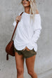 Rosiedress Solid Long Sleeves Cozy T-shirt